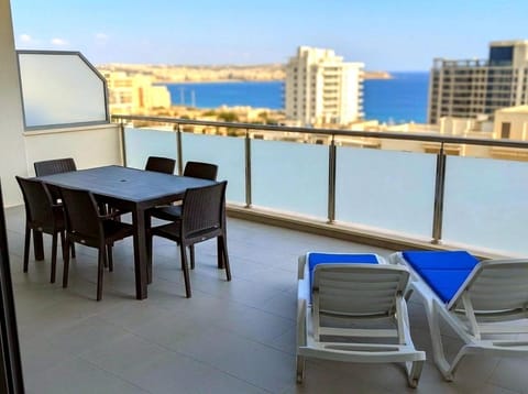Patio, Balcony/Terrace, Dining area, Sea view