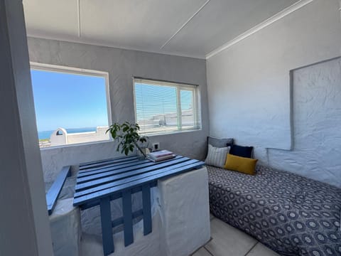 Bed, Seating area, Sea view