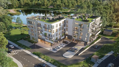 Property building, Day, Neighbourhood, Natural landscape, Bird's eye view, Parking