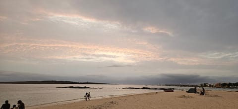 Day, Natural landscape, Beach, Sea view, Sunset