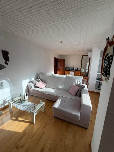 Bed, Living room, Dining area