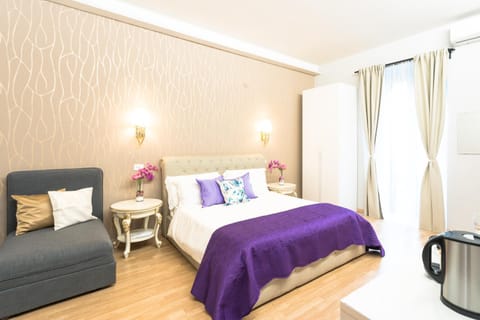 Bed, Bathroom, Coffee/tea facilities, Balcony/Terrace, Bedroom