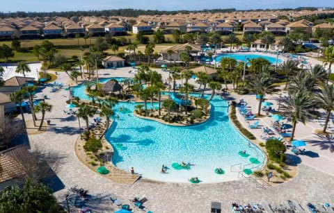 Day, Bird's eye view, Swimming pool