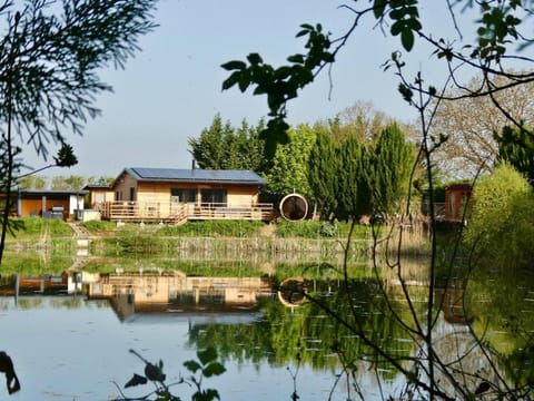 Property building, Spring, Natural landscape, Lake view