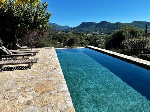 Property building, Living room, Swimming pool