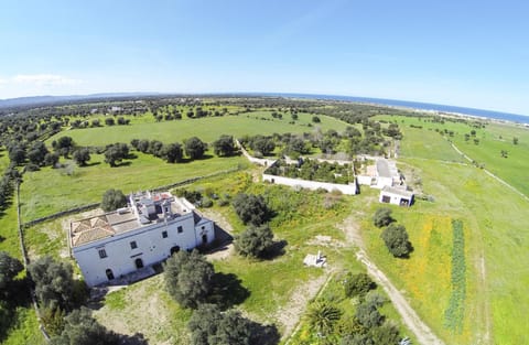 Property building, Bird's eye view, Summer, On site