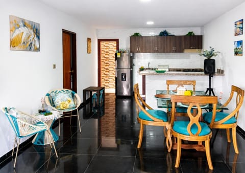 Living room, Communal kitchen
