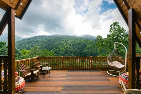 Day, Natural landscape, Balcony/Terrace, Mountain view
