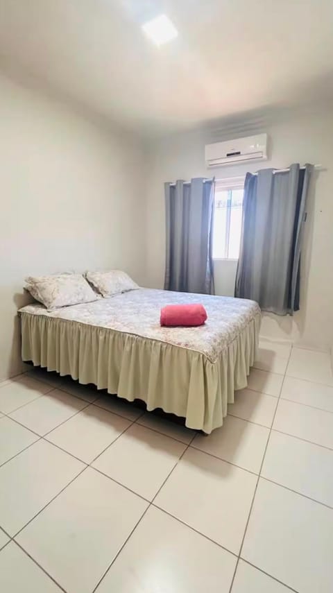 Bed, Photo of the whole room, Bedroom, towels, air conditioner
