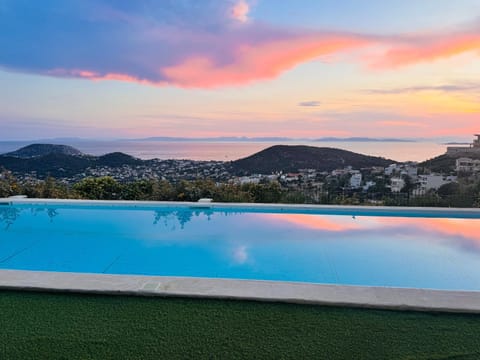 Natural landscape, Pool view, Sea view, Swimming pool