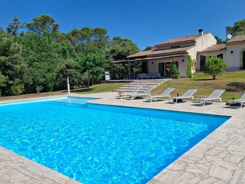 Patio, Garden, Pool view, Swimming pool, sunbed