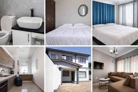 Toilet, Bed, Bathroom, Kitchen or kitchenette, Bedroom
