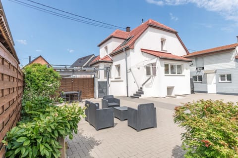 Patio, Day, Garden view