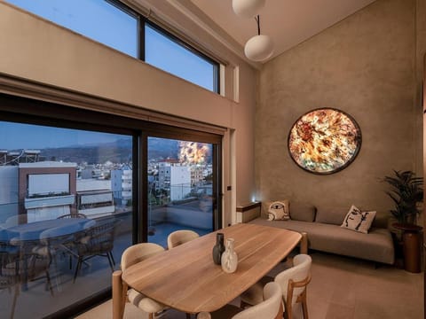 Natural landscape, View (from property/room), Seating area, Dining area