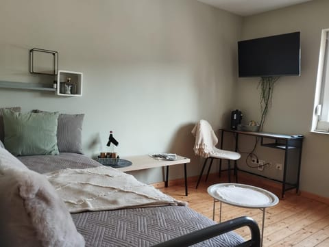 Bed, TV and multimedia, Living room, Photo of the whole room, Seating area