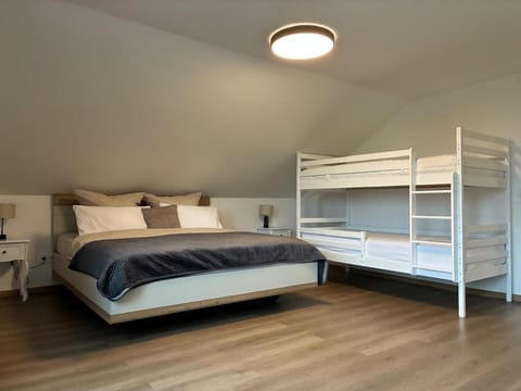 Bed, Photo of the whole room, Bedroom, bunk bed
