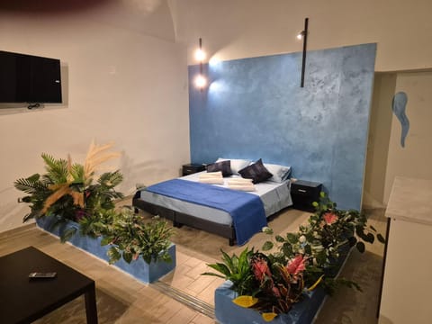 Bed, TV and multimedia, Photo of the whole room, Bedroom
