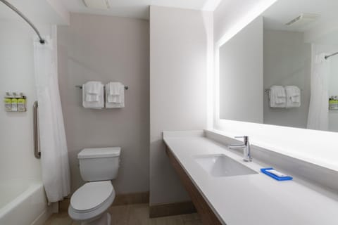 Bathroom, bidet, towels