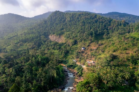 Natural landscape, Bird's eye view, Mountain view