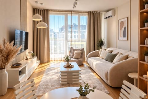 TV and multimedia, Living room, Seating area, air conditioner