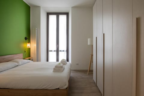 Bed, Photo of the whole room, Bedroom, towels, wardrobe