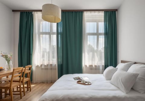Bed, Living room, Photo of the whole room, Bedroom