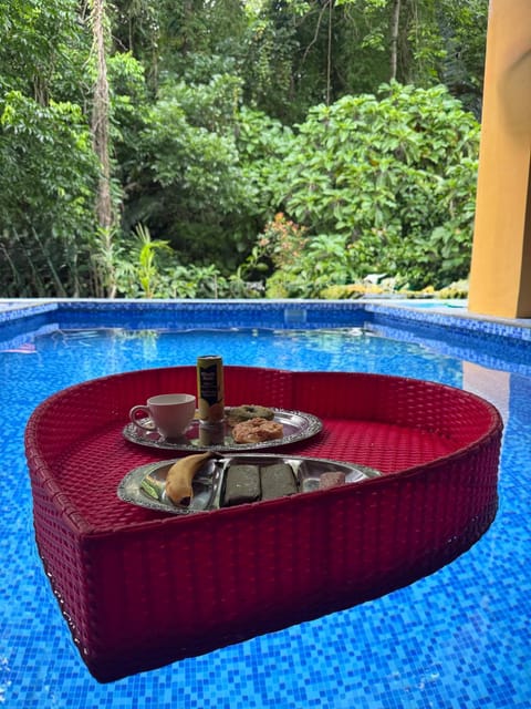 Patio, Day, Natural landscape, Garden, Food and drinks, Food, Garden view, Pool view, Swimming pool, Drinks, sunbed