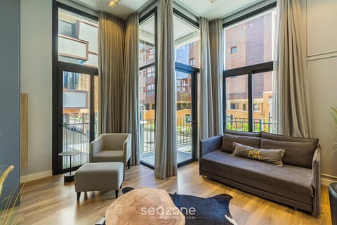 Living room, City view