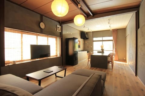 Kitchen or kitchenette, Living room, Dining area