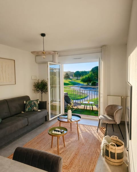 Golfcourse, View (from property/room), Balcony/Terrace, Living room