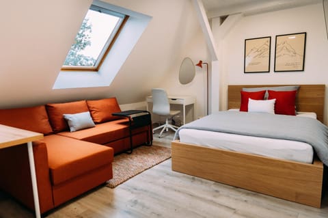 Living room, Bedroom