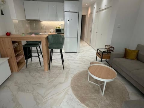 Kitchen or kitchenette, Living room, Dining area