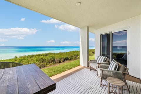Patio, Seating area, Sea view