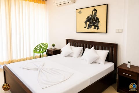 Bed, Bedroom, air conditioner