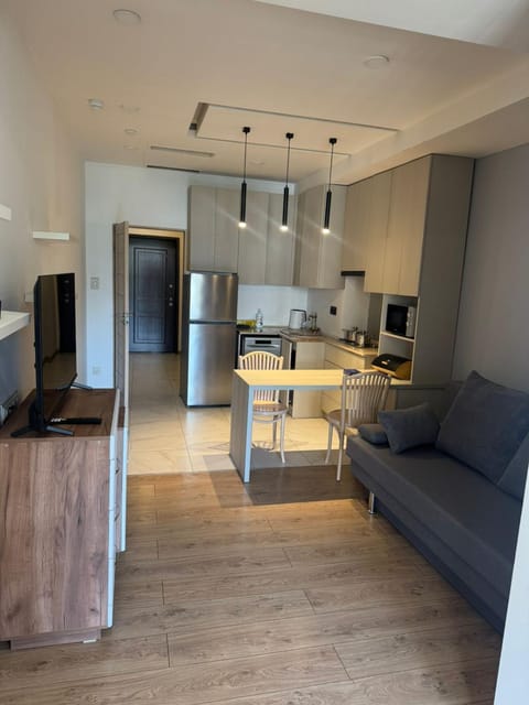TV and multimedia, Kitchen or kitchenette, Living room, Seating area, Dining area, oven, stove