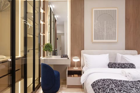 Bed, Photo of the whole room, Bedroom, wardrobe