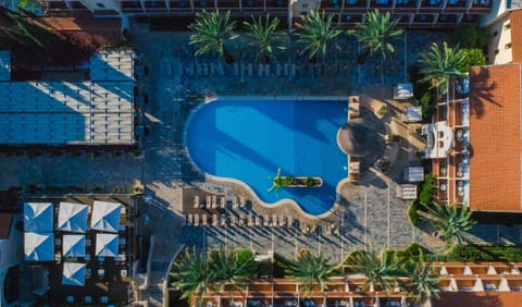 Off site, Bird's eye view, Pool view, Swimming pool, Sunrise