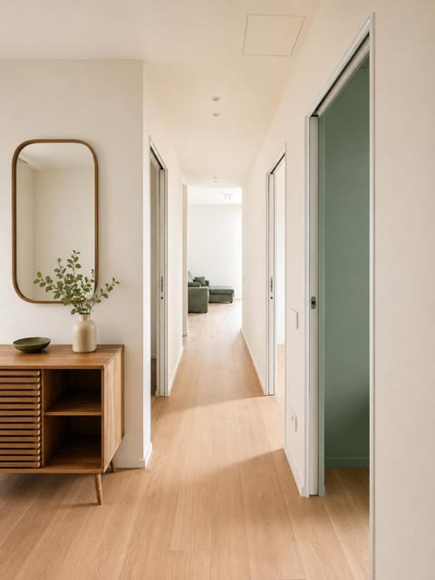 Living room, Bedroom