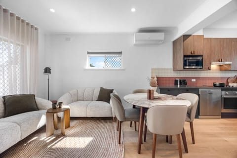 Dining area, air conditioner