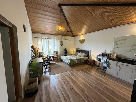 Bed, Kitchen or kitchenette, Living room, Photo of the whole room, Seating area, Dining area, Bedroom