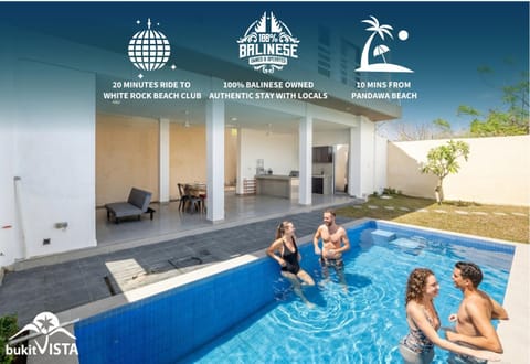 Text overlay, Swimming pool