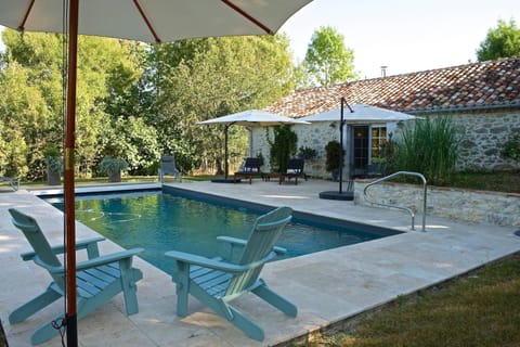 Property building, Living room, Swimming pool