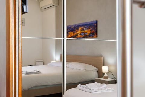 Property building, Living room, Bedroom