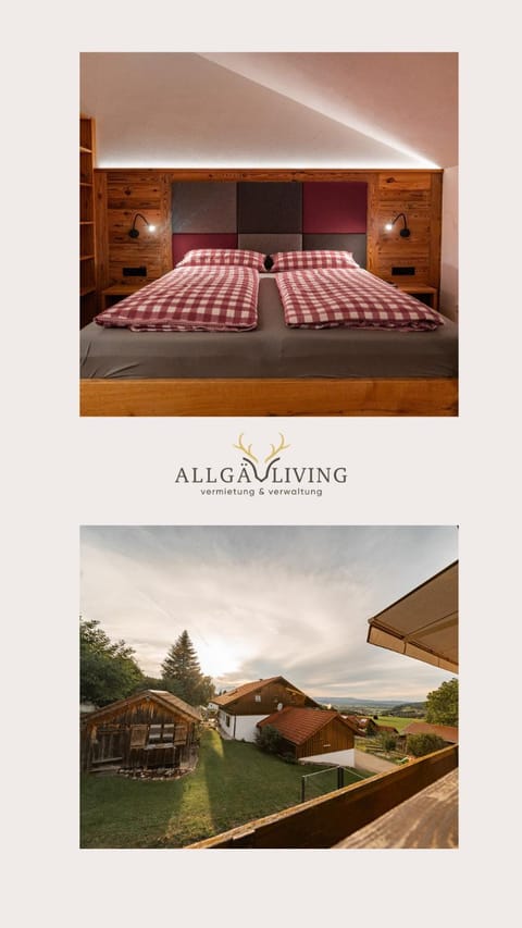 Bed, Natural landscape, Photo of the whole room, Bedroom