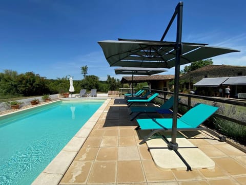 Property building, Living room, Swimming pool
