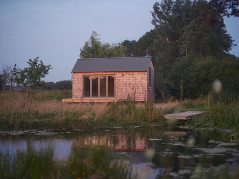 Property building, Natural landscape, Lake view