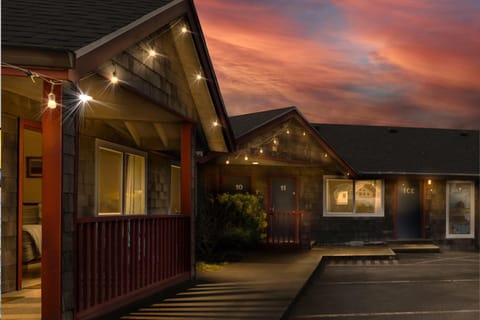Property building, Sunset
