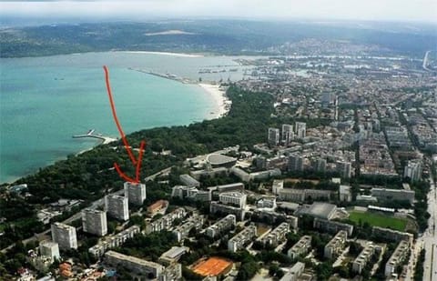 Nearby landmark, Day, Natural landscape, Bird's eye view, Beach, City view, Sea view