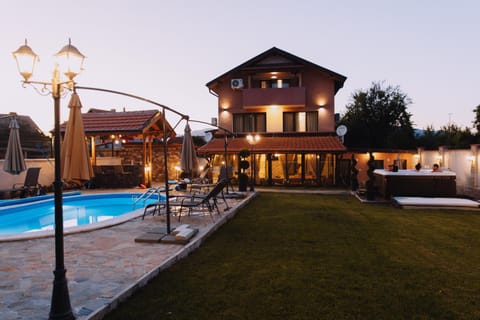 Patio, Pool view