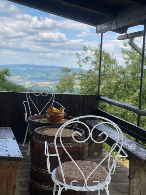 Day, Natural landscape, View (from property/room), Balcony/Terrace, Seating area, Mountain view